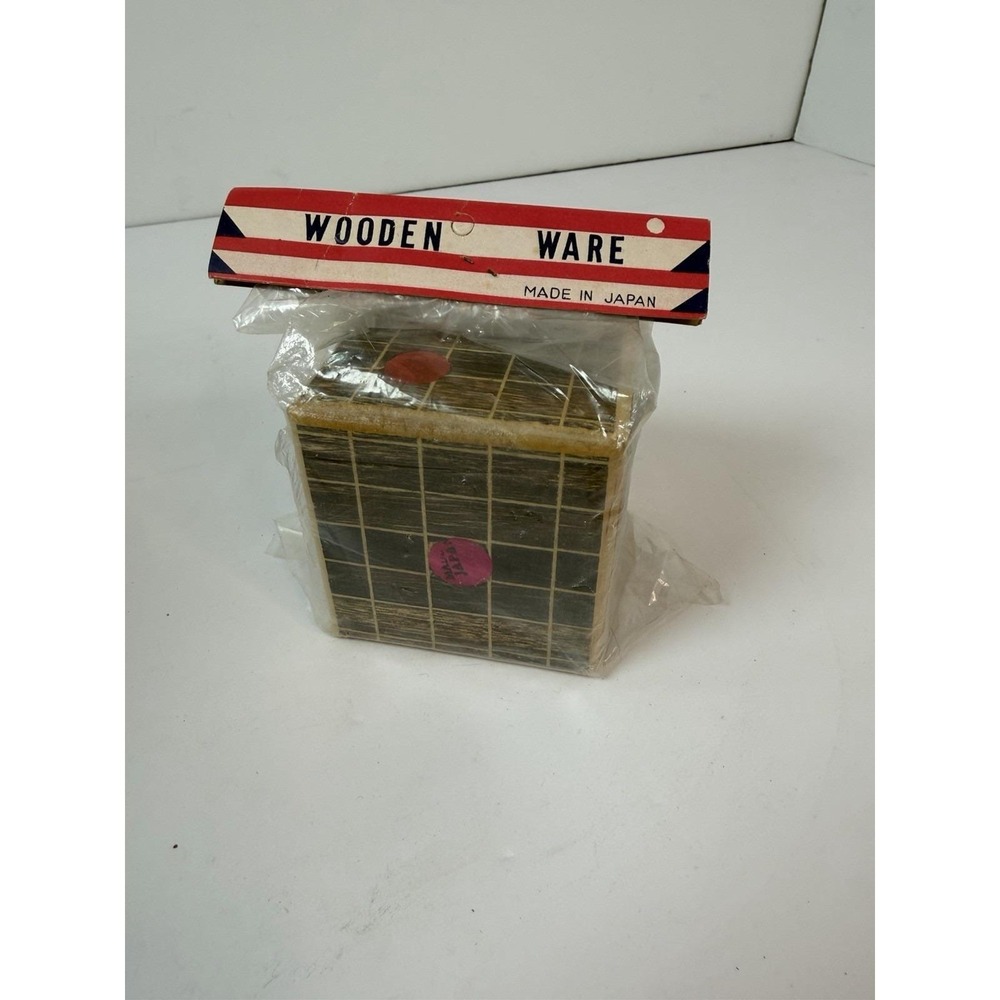 Wooden Ware Dice Japanese Puzzle Magic Box Vintage In Package READ
